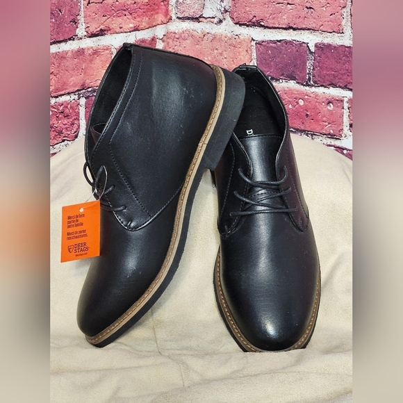 Classic Black Leather Men's Shoes - Picture 4 of 7